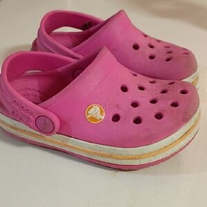 Kids Pink Slip-On Clog Sandals